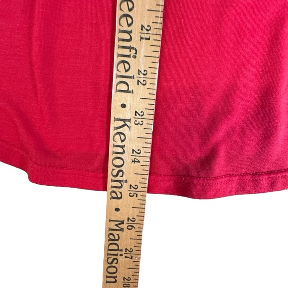 Disney Mickey & Minnie Mouse Red Christmas Tee Youth Girls L (11/13) Holiday - Picture 7 of 7